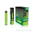 Einweg -Vapes ultra 2500 Puffs Elektronische Zigarette